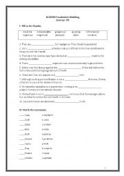 English Worksheet: Bruce Rogers Vocabulary Exercise 789