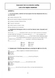 English Worksheet: Lamb to the slaughter