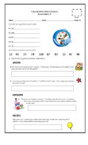 English Worksheet: Giving hours and solving problems  