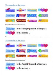 Months of the year - ordinal numbers