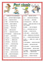 English Worksheet: PAST SIMPLE