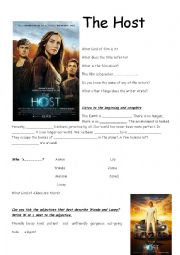 English Worksheet: The host