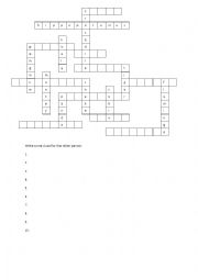 Animal dual crossword