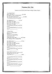 English Worksheet: Titanium -fit Sia David Gueta