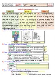 8th Forms. Test 2. Tunisian