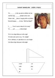 English Worksheet: Barry Manilow