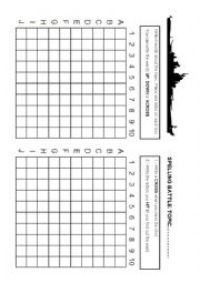 English Worksheet: Spelling Battle