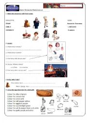 English Worksheet: Ratatouille Video Session