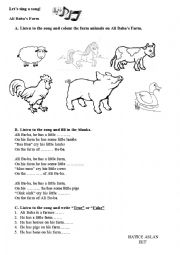 English Worksheet: Farm Animals