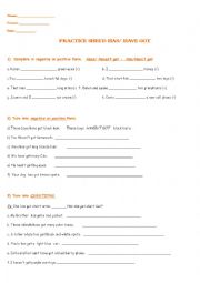 English Worksheet: Have got/ Has got