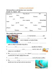 English Worksheet: Nationalities matching