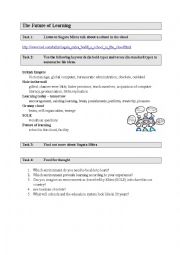 English Worksheet: Future of learning