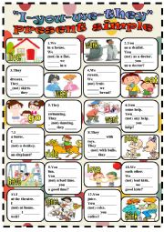 English Worksheet: I-you-we-they present simple