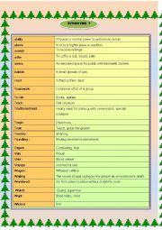 English Worksheet: SYNONYMS 7 / 7 