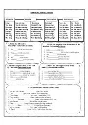 English Worksheet: Present Simple Tense