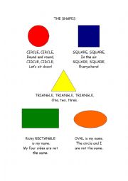 English Worksheet: The shapes