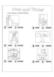 under over worksheet worksheets