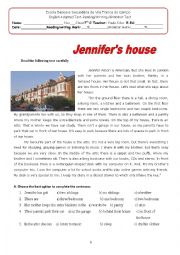 Jennifers house (adapted test)