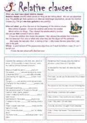 Relative clauses