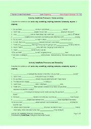 English Worksheet: Indefinite pronouns