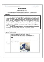 English Worksheet: Building Comprehension Skills