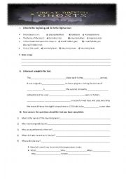 English Worksheet: Great British Ghost