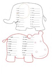 English Worksheet: past simple