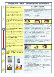 Definite and Indefinite articles