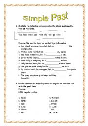 Simple Past Review