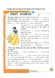 English Worksheet: past simple