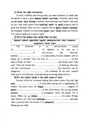 English Worksheet: grammar