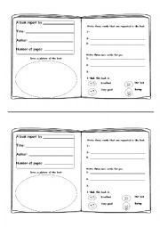 English Worksheet: Book review for little children