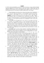English Worksheet: sample o level comprehension and summary