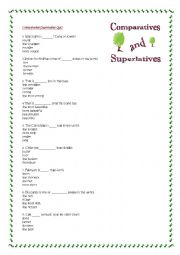 English Worksheet: Comparative-superlative quiz