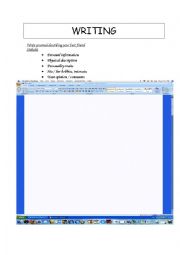 WRITING ACTIVITY