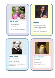 English Worksheet: Simple Past Tense Speaking Cards 3