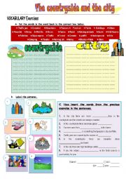 English Worksheet: vocabulary exercise