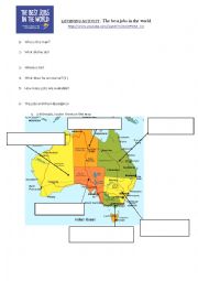 English Worksheet: The best jobs in the world