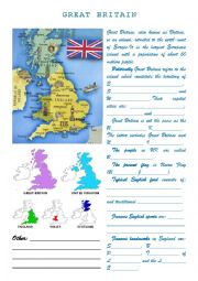 English Worksheet: Great Britain