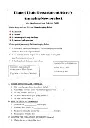 English Worksheet: graphic stimulus