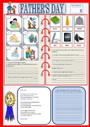 English Worksheet: Fathers Day