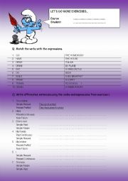 English Worksheet: VERB TENSES REVIEW