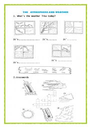 English Worksheet: The  weather