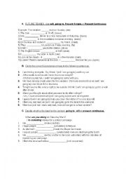 English Worksheet: FUTURE TENSES