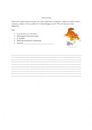 English Worksheet: composition Story Writing 