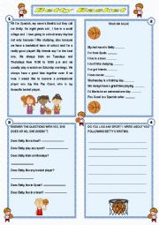 English Worksheet: Betty Basket