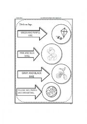 English Worksheet: Colors
