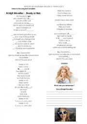 English Worksheet: Bridgit Mendler - Ready Or Not