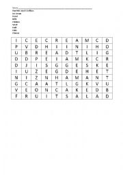 English Worksheet: Word hunt