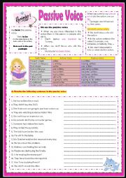 English Worksheet: Passive Voice